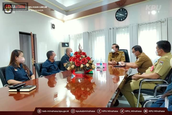 KPU Minahasa Bertemu Sekda Minahasa, Bahas Rencana Kerja