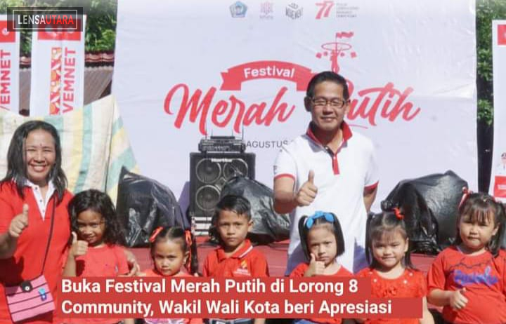 Lorong 8 Community Bitung Gelar Festival Merah Putih