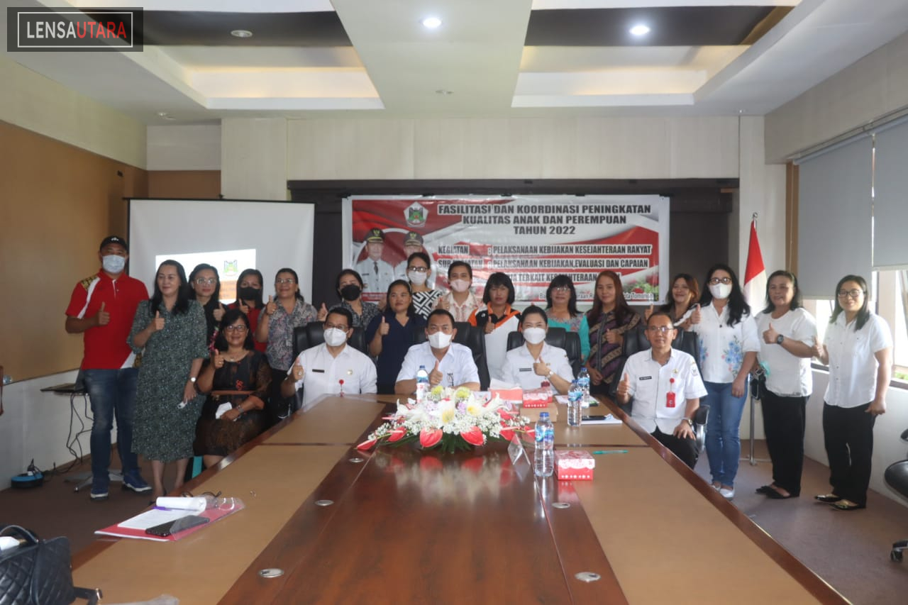 Rapat Fasilitasi dan Koordinasi Peningkatan Kualitas Anak dan Perempuan Dibuka Walikota Tomohon