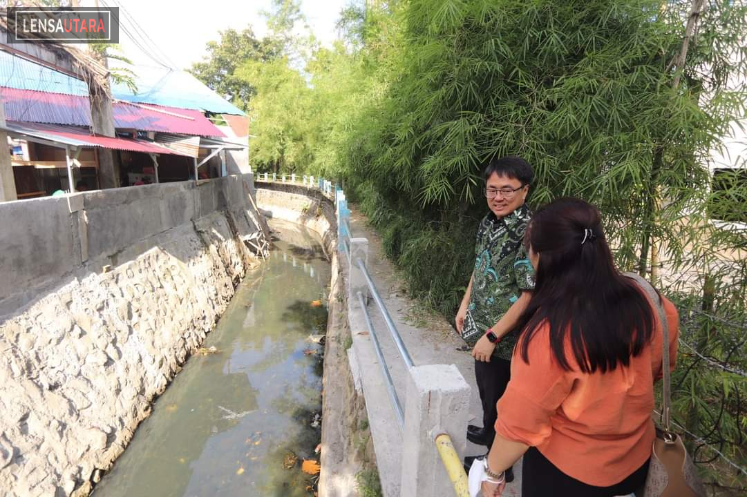 Walikota Cek Drainase dan Embung di Manado