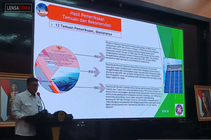 BPK: 12 Item Harus Diperbaiki Pemprov Sulut Terkait Pencegahan Korupsi