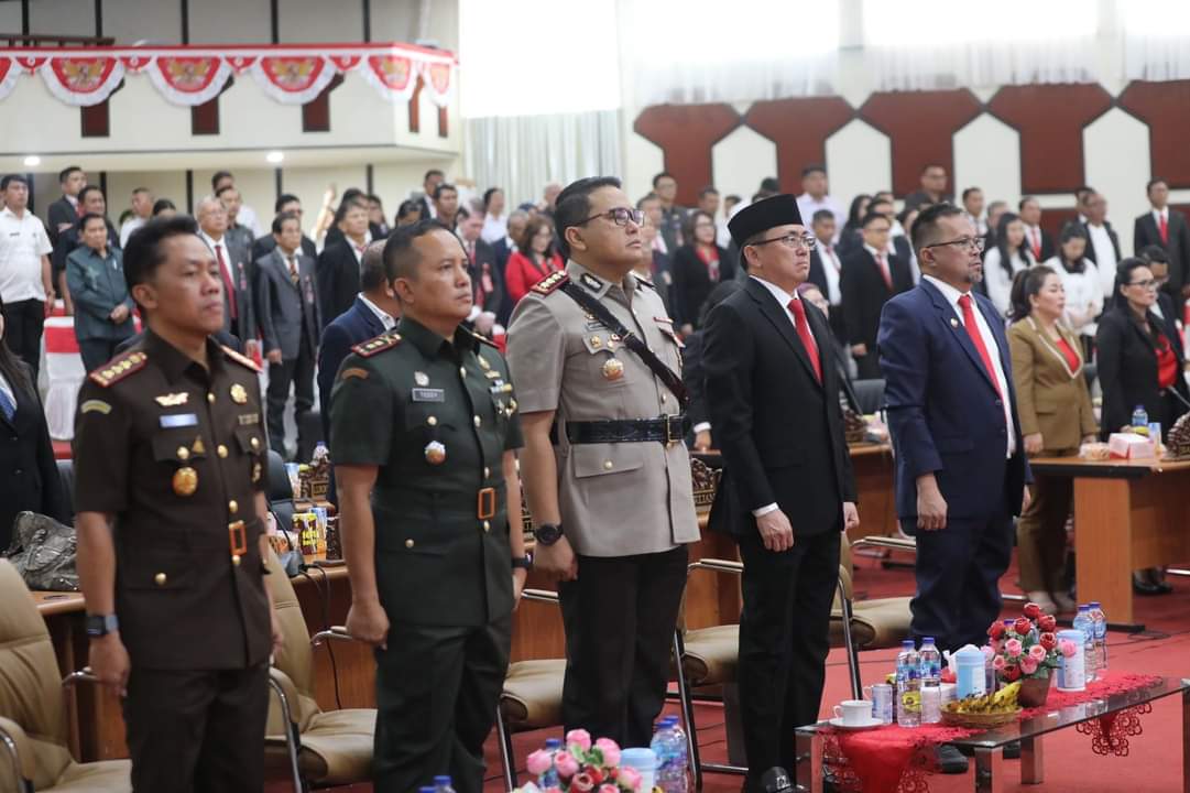 Gelar Paripurna, DPRD Kota Manado Dengar Arahan Presiden Jokowi