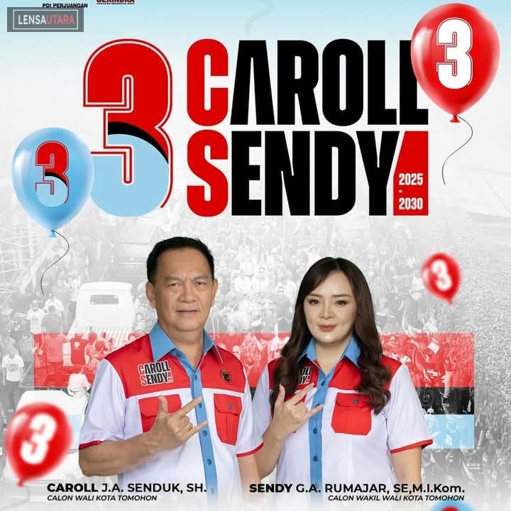 Sempat Dikeroyok, Pasangan Calon Caroll-Sendy Unggul di Pilkada Tomohon