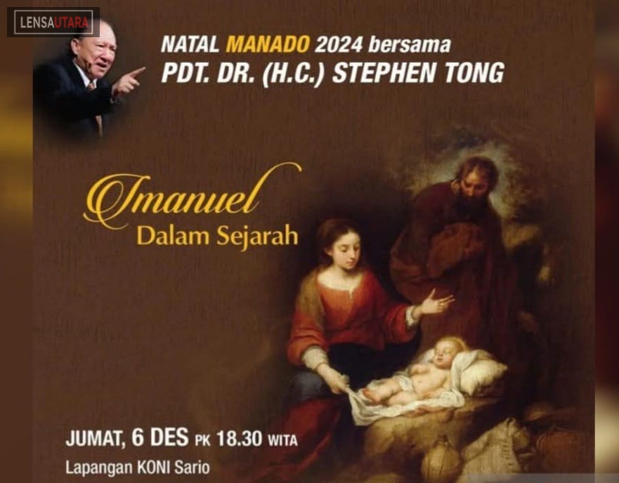 Pdt Stephen Tong Gelar KKR Natal di Manado