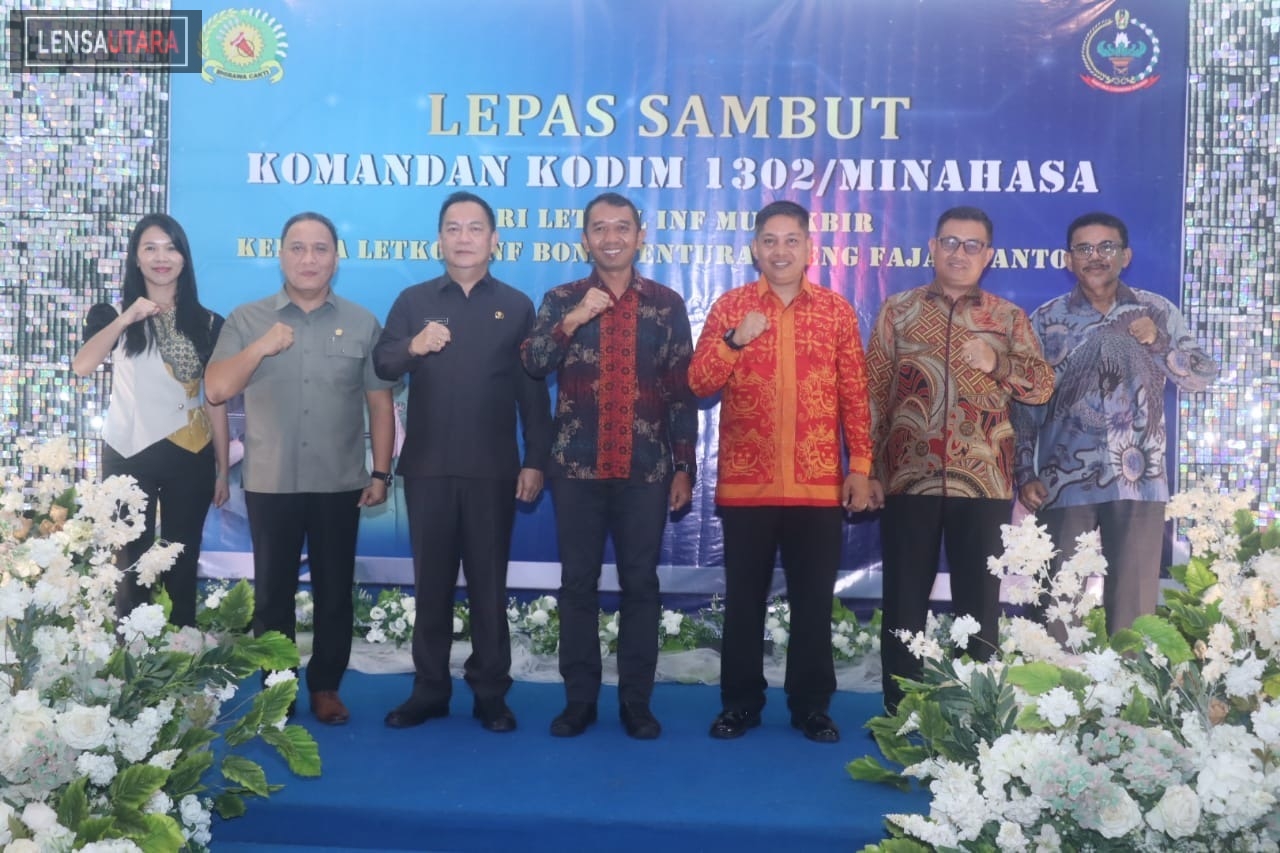 Lepas Sambut Komandan Kodim 1302/Minahasa, Walikota Tomohon Apresiasi Stabilitas Keamanan