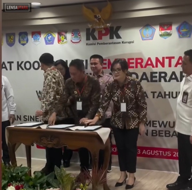 Rakor Pemberantasan Korupsi Wilayah Sulut di Jakarta, Wakil Walikota Tomohon Ikut Hadir