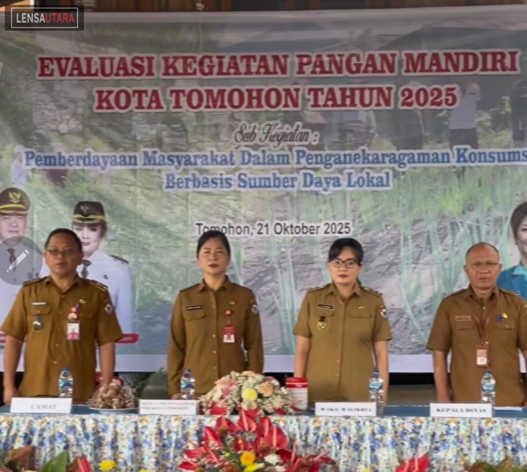 Kegiatan Kampung Pangan Mandiri antar Poktan se-Kota Tomohon Dievaluasi, Sendy: Cintai Produk Lokal
