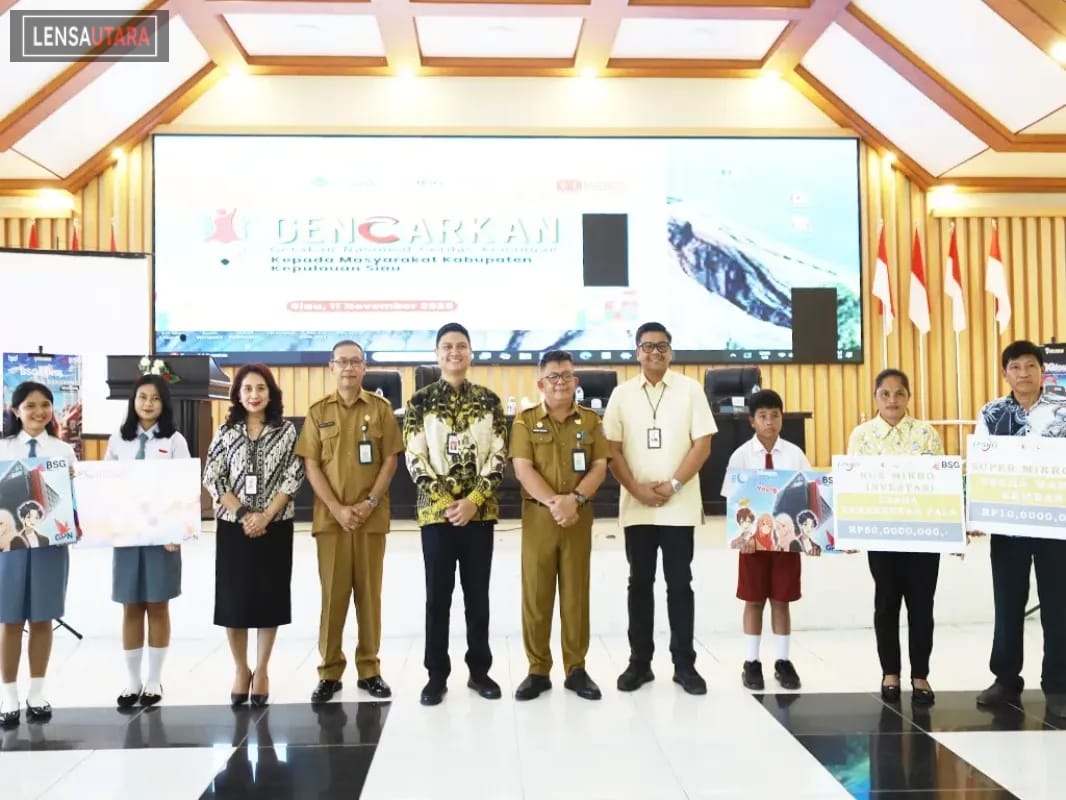 Bank SulutGo dan OJK Gencarkan Program Literasi Keuangan di Sitaro