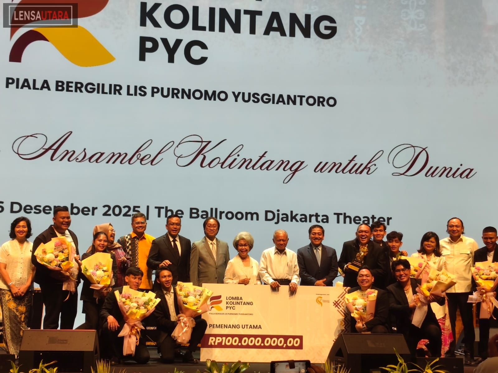 HAPS Entertainment Juara Lomba Musik Kolintang PYC Piala Bergilir Lis Purnomo Yusgiantoro