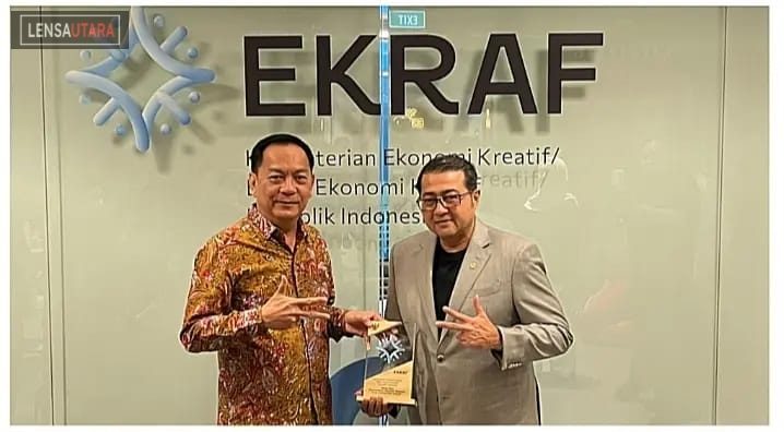 Temui Menteri Ekraf, Caroll Senduk Mohon Fasilitasi Pengembangan Industri Kreatif di Tomohon