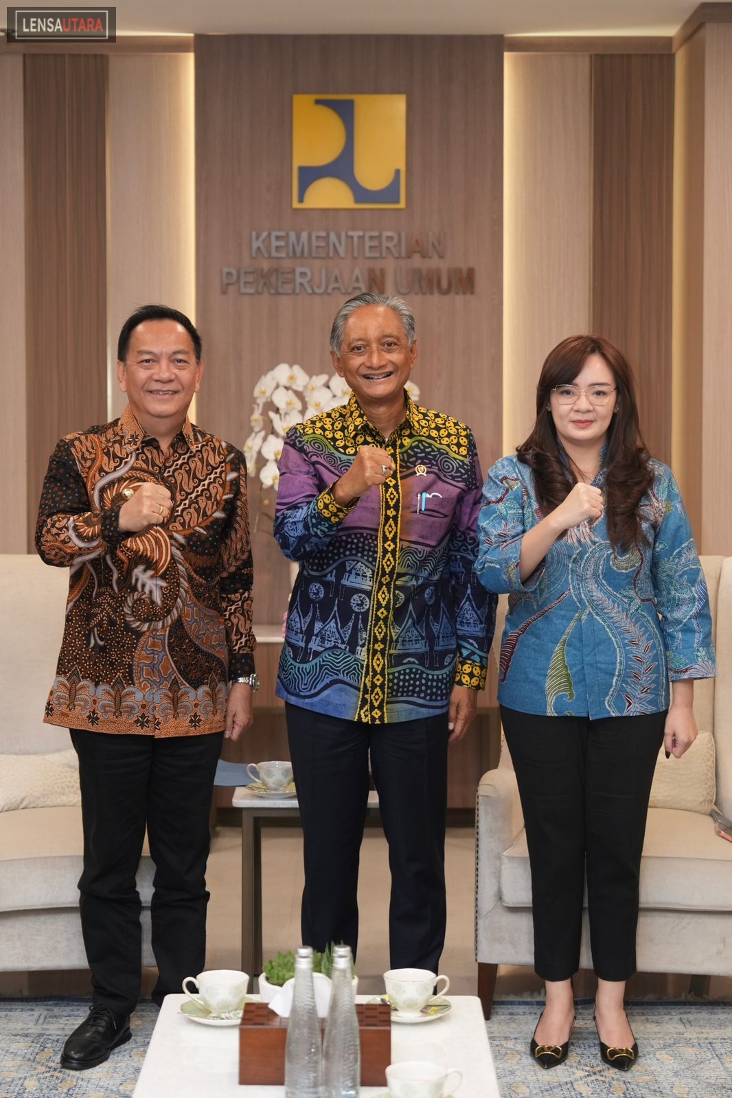 Perjuangkan Peningkatan Infrastruktur Kota Tomohon, Caroll-Sendy Melobi Menteri PU