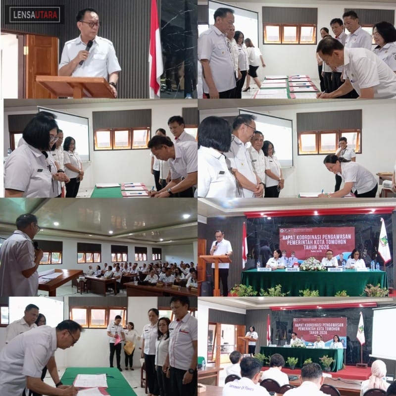Pemkot Tomohon Gelar Rakor Pengawasan, Caroll: Semua Temuan dan Rekomendasi Harus Ditindaklanjuti