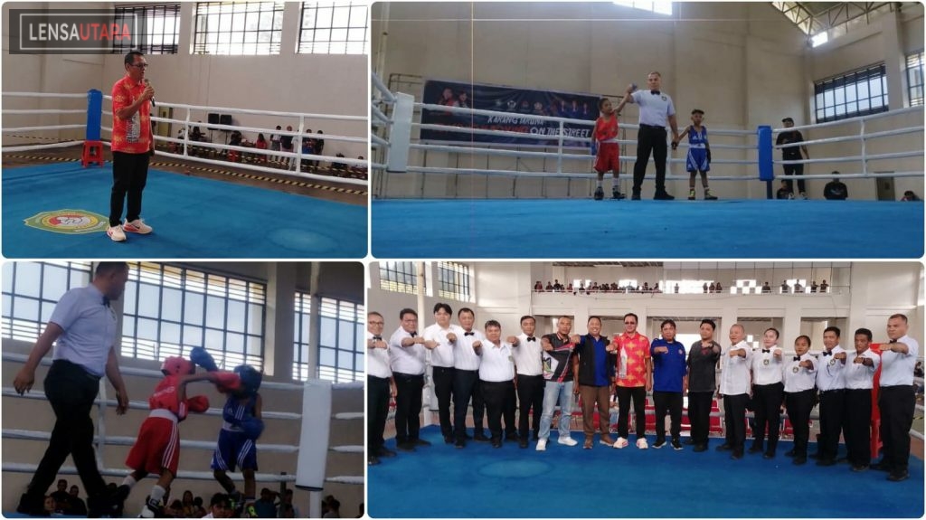 ‘Boxing On The Street’ Karang Taruna Tomohon Dibuka Kadispora, Jaring Atlet Berbakat